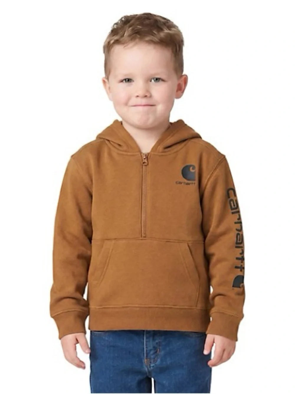 Carhartt Toddler Boys' Long-Sleeve Half-Zip Hoodie